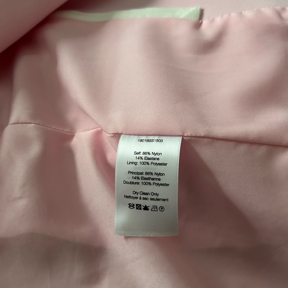 Veronica Beard Pink Double-Breasted Blazer - Picture 3 of 3